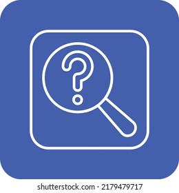 Icono de vector de búsqueda. Se puede usar para imprimir, móviles y aplicaciones web.