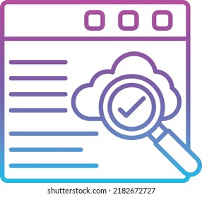Search vector icon. Can be used for printing, mobile and web applications.