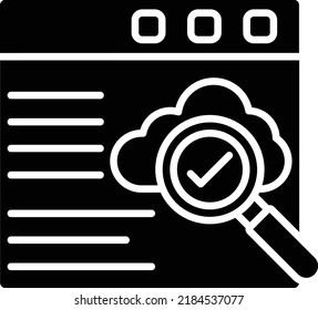 Search vector icon. Can be used for printing, mobile and web applications.