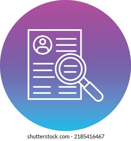 Vektorsymbol suchen. Kann für Druck-, Mobil- und Web-Anwendungen verwendet werden.
