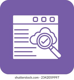Search vector icon. Can be used for printing, mobile and web applications.