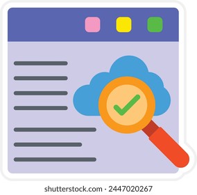 Icono de Vector de Búsqueda. Se puede utilizar para la impresión, aplicaciones móviles y de Web.
