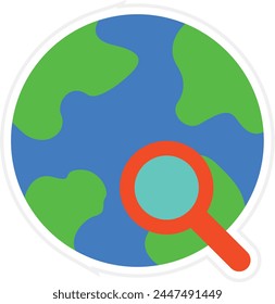 Search vector icon. Can be used for printing, mobile and web applications.