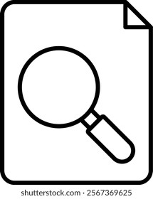 Search vector icon. Can be used for printing, mobile and web applications.