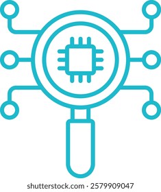 Search vector icon. Can be used for printing, mobile and web applications.