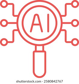 Search vector icon. Can be used for printing, mobile and web applications.
