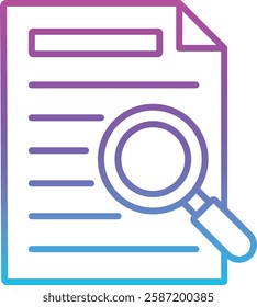 Search vector icon. Can be used for printing, mobile and web applications.
