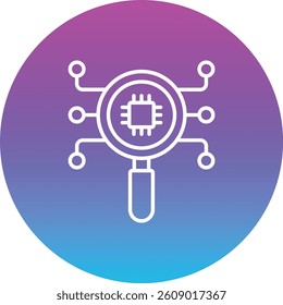 Search vector icon. Can be used for printing, mobile and web applications.
