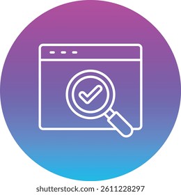 Search vector icon. Can be used for printing, mobile and web applications.