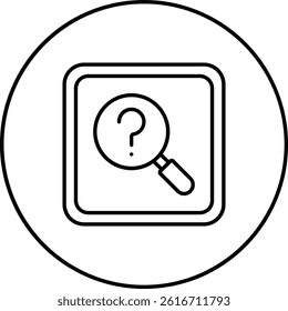 Search vector icon. Can be used for printing, mobile and web applications.