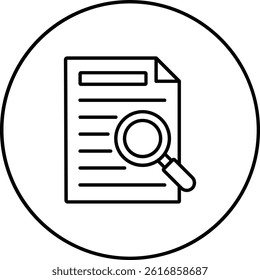 Search vector icon. Can be used for printing, mobile and web applications.