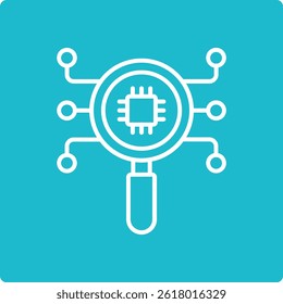 Search vector icon. Can be used for printing, mobile and web applications.