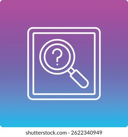 Ícone de vetor de pesquisa. Pode ser usado para impressão, aplicativos móveis e da Web.