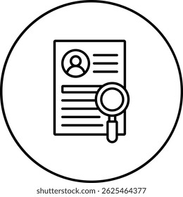 Search vector icon. Can be used for printing, mobile and web applications.