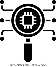 Search vector icon. Can be used for printing, mobile and web applications.