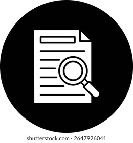 Search vector icon. Can be used for printing, mobile and web applications.