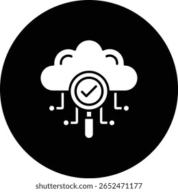 Icono de Vector de Búsqueda. Se puede utilizar para aplicaciones de impresión, móviles y de Web.