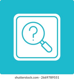 Vektorsymbol suchen. Kann für Druck-, Mobil- und Web-Anwendungen verwendet werden.