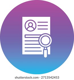 Vektorsymbol suchen. Kann für Druck-, Mobil- und Web-Anwendungen verwendet werden.