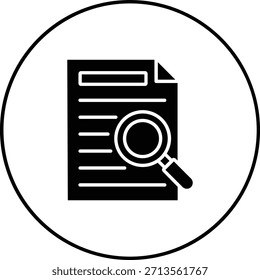 Ícone de vetor de pesquisa. Pode ser usado para impressão, aplicativos móveis e da Web.