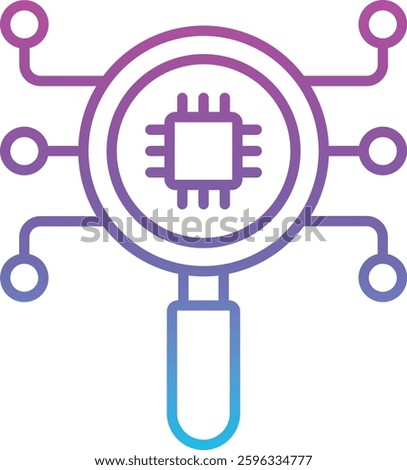 Search vector icon. Can be used for printing, mobile and web applications.