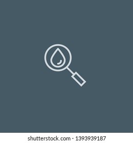 Search vector icon. Search concept stroke symbol design. Thin graphic elements vector illustration, outline pattern for your web site design, logo, UI. EPS 10.