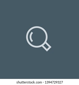 Search vector icon. Search concept stroke symbol design. Thin graphic elements vector illustration, outline pattern for your web site design, logo, UI. EPS 10.