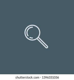 Search vector icon. Search concept stroke symbol design. Thin graphic elements vector illustration, outline pattern for your web site design, logo, UI. EPS 10.