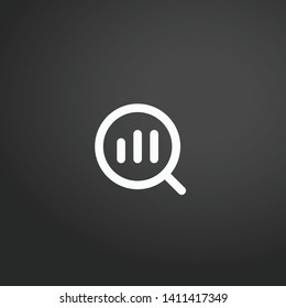 Search vector icon. Search concept stroke symbol design. Thin graphic elements vector illustration, outline pattern for your web site design, logo, UI. EPS 10.