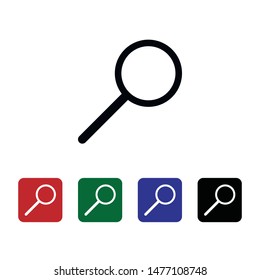 Search vector icon. Element of kitchen for mobile concept and web apps illustration. Thin flat icon for website design and development, app development. Premium icon