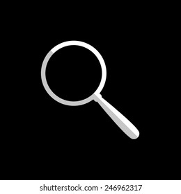 Search  - vector icon, flat design
