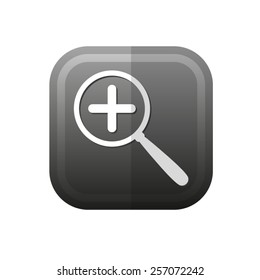 Search - vector icon, flat design