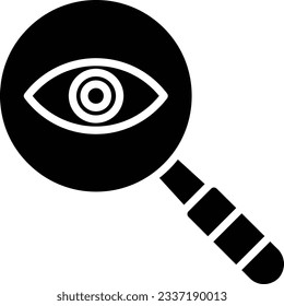 Search Vector Icon Glyph Style