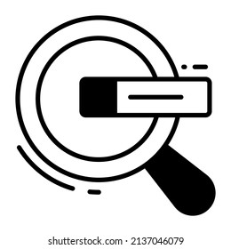 Search vector icon. Illustration for graphic and web design.