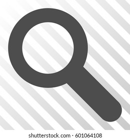 Search vector icon. Illustration style is a flat iconic gray symbol on a transparent background.