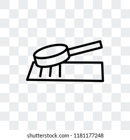 Search vector icon isolated on transparent background, Search logo concept