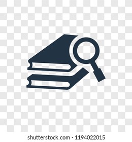 Search vector icon isolated on transparent background, Search transparency logo concept