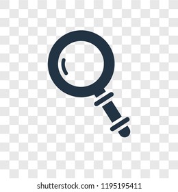 Search vector icon isolated on transparent background, Search transparency logo concept