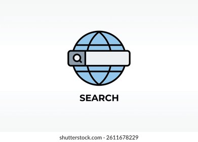 Search Vector, Icon Or Logo Sign Isolated Symbol Illustration