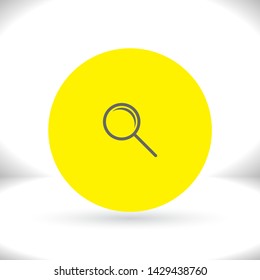 Search Vector icon . Lorem Ipsum Illustration design