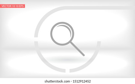 Search Vector icon . Lorem Ipsum Illustration design