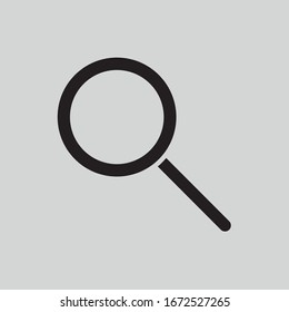 search vector icon, magnifier icon