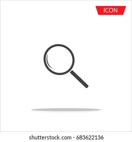 Search vector icon Magnifying glass vector icon ,symbols