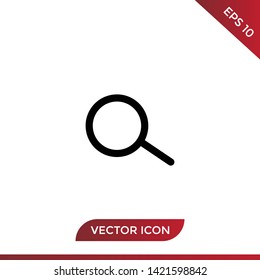 Search vector icon in modern design style for web site and mobile app