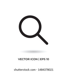 Search vector icon in modern design style for web site and mobile app