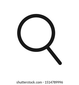 Search vector icon in modern design style for web site and mobile app