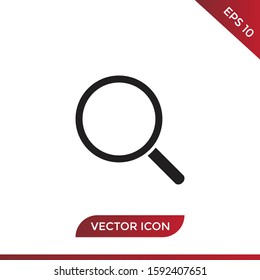 Search vector icon in modern design style for web site and mobile app