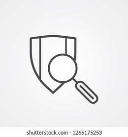Search vector icon sign symbol