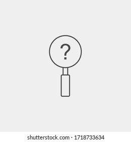 Search vector icon sign symbol