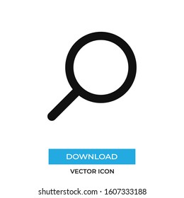 Search vector icon, simple sign for web site and mobile app.